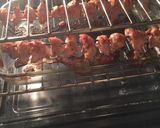A picture of step 3 of Chicken kabab in the oven.