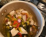 A picture of step 2 of Pickled Mustard Greens Soup with Crispy Pork.