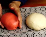 Foto langkah ke 4 dari resep Roti Tawar Batik Merah Putih.