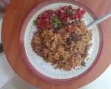 A picture of step 8 of Beef Pilau.