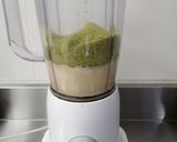 A picture of step 3 of Pistachio Cheesecake.