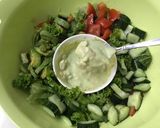 Hình bước làm 4 của món Salad bơ tôm