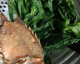 Foto langkah ke 5 dari resep Daun singkong,ikan asin sambal mentah.