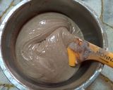 Foto langkah ke 3 dari resep Bolu Red Velvet Ketan Hitam (Kukus).