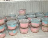 Foto langkah ke 7 dari resep Ice Cream 3 Rasa (Coklat,strowberi,buble gum).