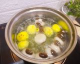 Foto langkah ke 3 dari resep Black sesame soup with tangyuan / sup bubur wijen hitam dengan ronde (gluten free dessert).