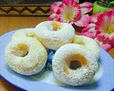 Foto langkah ke 6 dari resep Donat Berselimut Gula Halus No BK (Biang dan Kentang) Simpel.