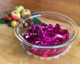 Hình bước làm 3 của món Bắp Cải Tím Ngâm Chua