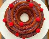 Une image de l'étape 8 de Gâteau aux framboise et confiture de fraise.