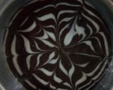 A picture of step 5 of Marbel cake.