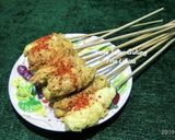Foto langkah ke 4 dari resep Sate Telur Gulung (Cemilan Mudah Hanya 3 Bahan).