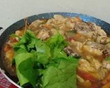 Foto langkah ke 5 dari resep Ayam masak daun melinjo.