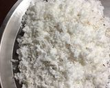 A picture of step 1 of Coconut Jaggery Ladoo.