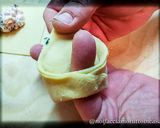 Foto del passaggio 3 della ricetta Tortelli di Trota con Pesto liquido di Menta, Prezzemolo e Limone