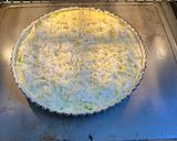A picture of step 8 of Leek Quiche.