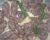 صورة لخطوة 1 من وصفة كفته مشوية بالفرن مع بطاطا 🥔