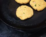 A picture of step 5 of Paneer coconut tikki.