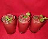 A picture of step 3 of Watermelon chia seeds sharbat.