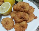 Foto del paso 4 de la receta: Langostinos apanados con coco, y otros con panko