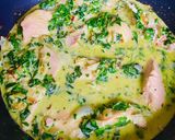 Foto del paso 6 de la receta: SUPREMAS DE 🍗POLLO🍗 FILETEADAS (A LA CREMA DE ESPINACA) 🫕🍗🍽️🍷🫕🍗😋😋👏