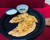 A picture of step 14 of Gobhi paratha or cauliflower paratha.