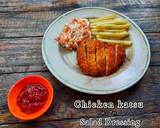 Cara Membuat Chicken Katsu with Salad Dressing  378 6