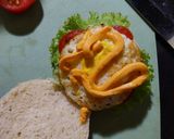 Foto langkah ke 6 dari resep Egg Burger (Burger Bun Autolisis).