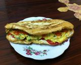 Hình bước làm 6 của món Bánh mì trứng đơn giản