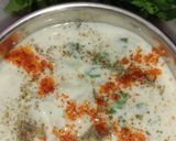 A picture of step 3 of Lauki Raita.