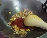A picture of step 4 of Cauliflower Manchurian.