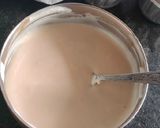 A picture of step 2 of Nolen gurer Bhapa Doi.