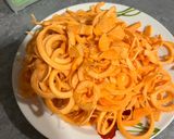 A picture of step 1 of Sweet potatoes nest.