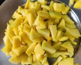 A picture of step 1 of Mango chilli pickle.