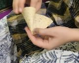 A picture of step 7 of Papad Roll 😋😋.