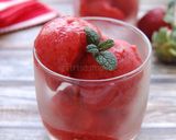 Foto langkah ke 3 dari resep Strawberry Sorbet.