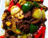 Foto langkah ke 10 dari resep Black Pepper beef / Daging lada hitam.
