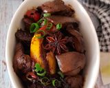 A picture of step 3 of Sweet Spiced Chicken Liver in Dark Soy Sauce.