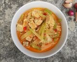 Foto langkah ke 5 dari resep Labu Siam Tempe Masak Santan.
