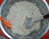 Foto langkah ke 3 dari resep Bakwan vegie sederhana.