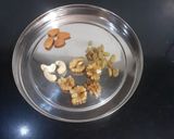 A picture of step 3 of Besan laddu.