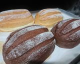 Foto langkah ke 4 dari resep Chocolate Milk Hearth Bread (Mirukuhasu 🍫).