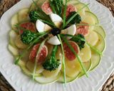 Foto del paso 12 de la receta Ensalada de patata, calabacín, bimi y brevas