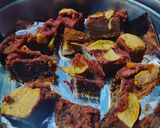 A picture of step 4 of Apple multigrain millets palm cake.