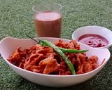 A picture of step 3 of Onion fritters.