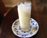 A picture of step 2 of California Farm Ube Horchata Smoothie.