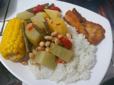 Sayur Asem + Ikan Asin Sederhana Dan Enak