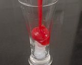 A picture of step 3 of Strawberry Orange Fanta Mocktail.