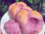 Bánh mì khoai lang tím(Purple Sweet Potato Bread) bước làm 8 hình