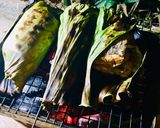 Hình bước làm 4 của món Cá thu nướng lá chuối
