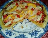 Foto langkah ke 8 dari resep Pizza Teflon Saus Barbeque Simple Enak.